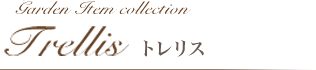 壁を飾る トレリス