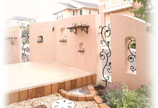 アールフィックスフェンス4型 施工例