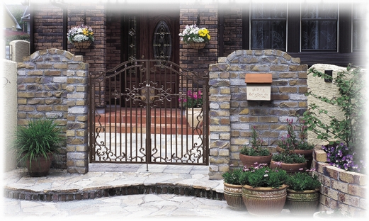 レンヌ門扉ロイヤルブラウン