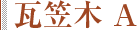 瓦笠木 A