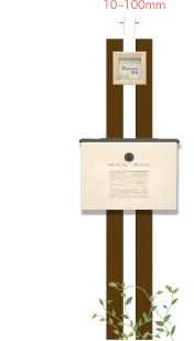 ファンクションティンバーへの取付イメージ