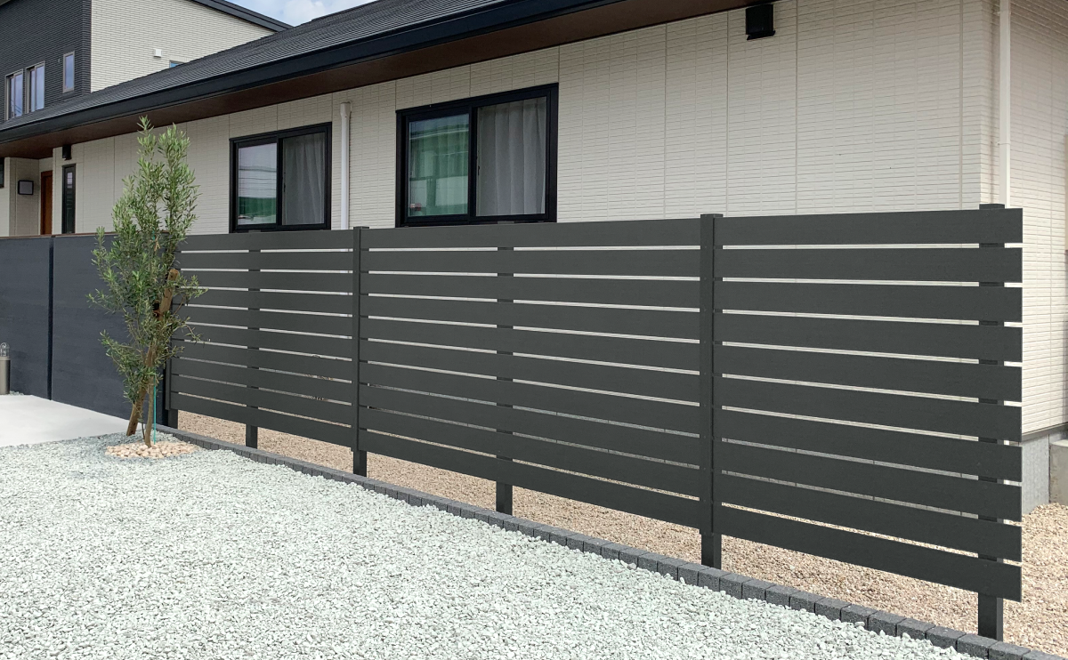 スレートグレー施工例