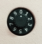 2Bサイズのダイヤル錠