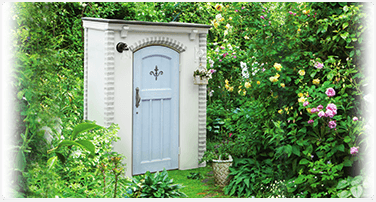 おしゃれ物置 お庭のデザイン物置 木製物置 ガーデンシェッド