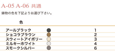 カラー（鋳物部）